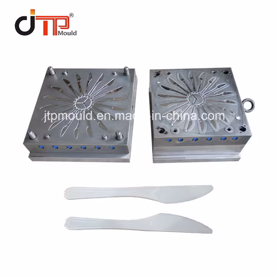 Customized Design Disposable Tableware 40 Cavities Plastic Injection Knife Mould