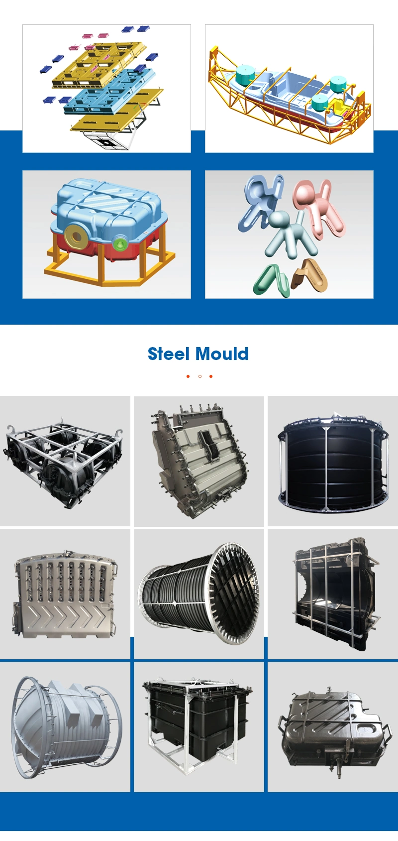 Rotational Molding Die Casting Aluminum Mold Roto Mould for Plastic Furniture Rotomolded