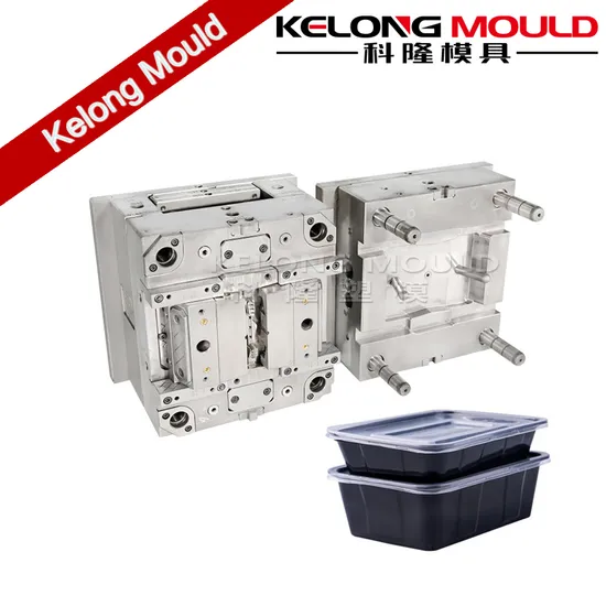 Maßgeschneiderte Einweggeschirr-Kunststoff-Fast-Food-Behälter-Aufbewahrungsbox aus Kunststoff-Spritzguss