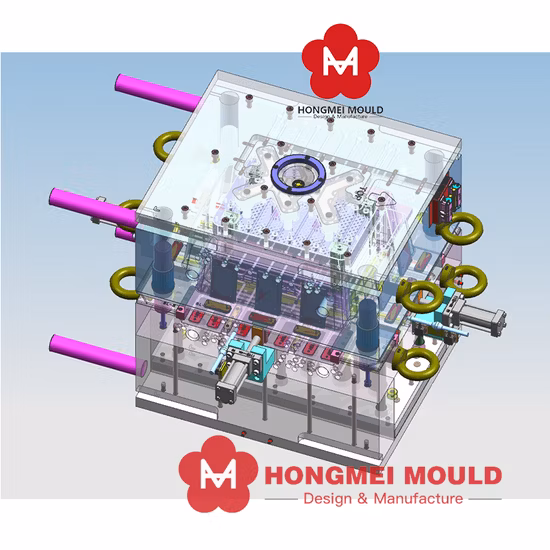 Maßgeschneiderte hochfeste Kistenform China Kunststoff faltbare Kistenform Industrielogistik Fallform Preis Kunststoff-Umsatzbox-Spritzgussform